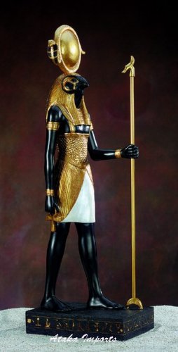 EGYPTIAN LARGE SUN GOD HORUS STATUE (5311)