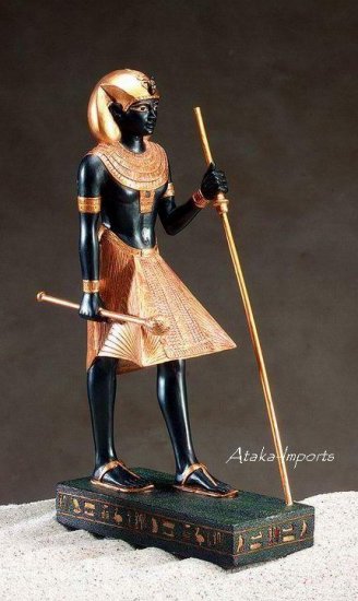 EGYPTIAN GUARDIAN STATUE-GORGEOUS (5082)