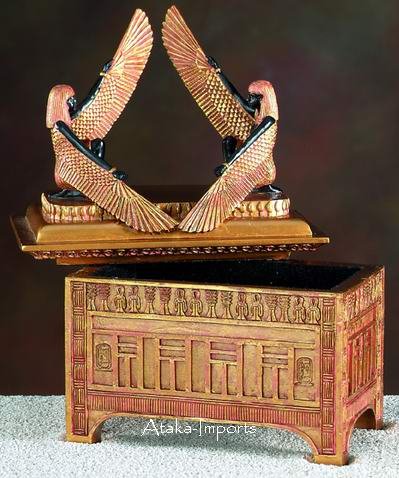 EGYPTIAN ISIS TRINKE-JEWELRY BOX (5493 s)
