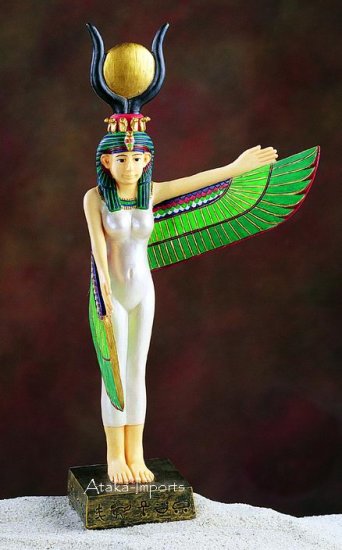 ISIS GODDESS STATUE-ANCIENT EGYPTIAN (5254)