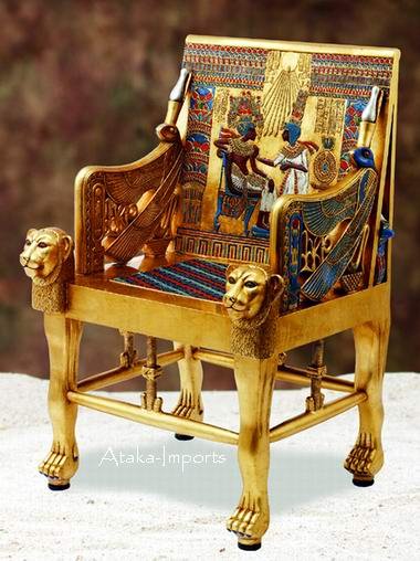 NEW LIFE SIZE EGYPTIAN KING'S THRONE (5907)