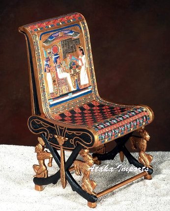 EGYPTIAN RAMESSES III KING'S THRONE (5784)
