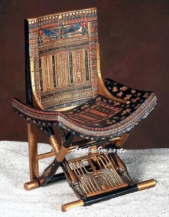 EGYPTIAN CEREMONIAL KING'S THRONE-EGYPT-CEREMONY (5781)