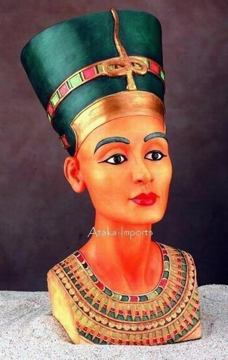 EGYPTIAN QUEEN NEFERTITI 3D BUST (5001)