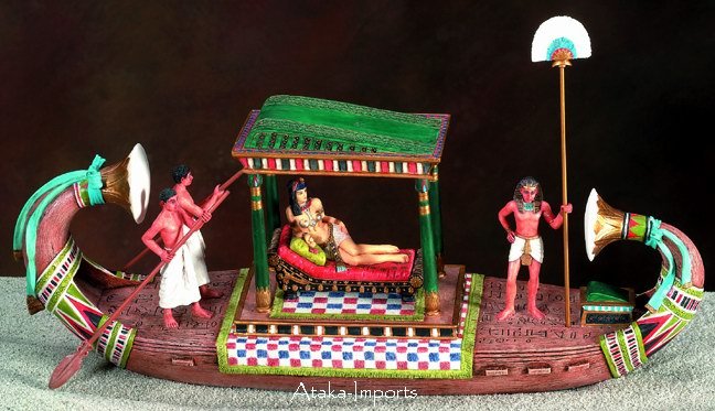 EGYPTIAN BOAT CLEOPATRA ON THE NILE (5829s)