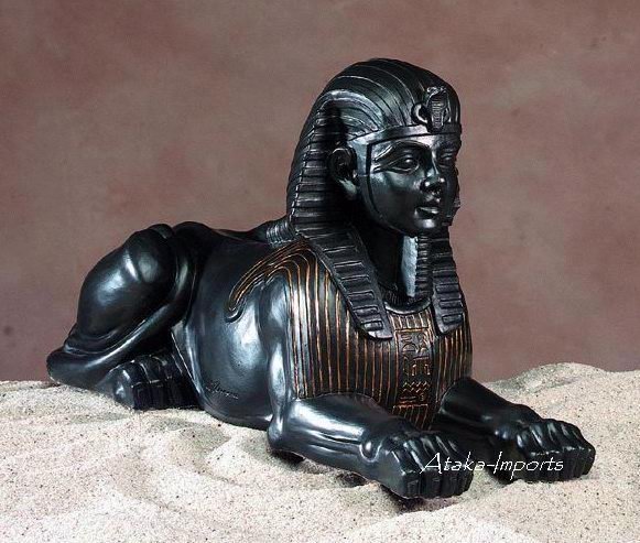 EGYPTIAN ANDROSPHINX STATUE-SPHINX (5097)