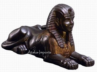 EGYPTIAN ANDROSPHINX FIGURINE-NEAT (6127)