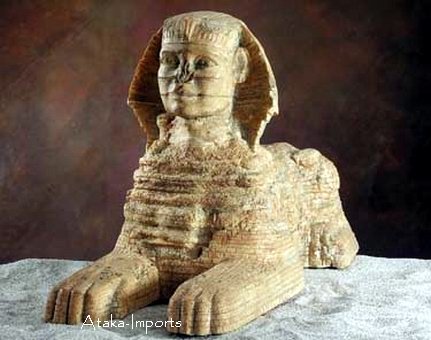 EGYPTIAN SPHINX STATUE -LARGE-FINEST (5309)