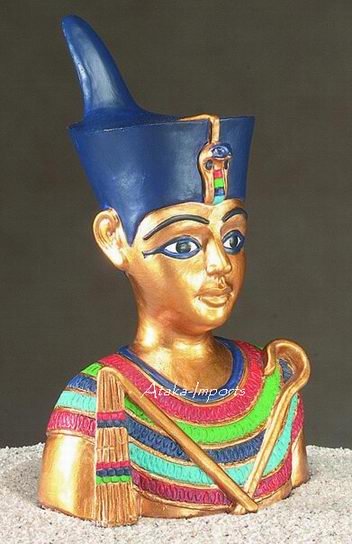 YOUNG EGYPTIAN KING TUT STATUE-PHARAOH (5108)