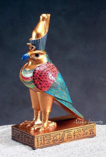 EGYPTIAN HORUS FALCON BIRD STATUE (5100s)