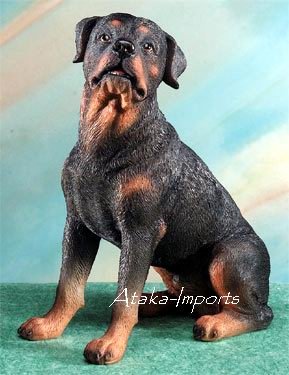 ROTTWEILER-ROTTIE- DOG FIGURINE-STATUE (5060s)