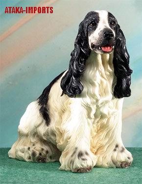 ENGLISH SPRINGER SPANIEL DOG FIGURINE-STATUE (5063s)