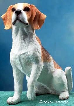 BEAGLE DOG FIGURINE-STATUE (5690s)