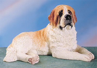 ST. BERNARD DOG FIGURINE (4404s)