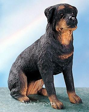 ROTTWEILER DOG FIGURINE-ROTTIE (4414)