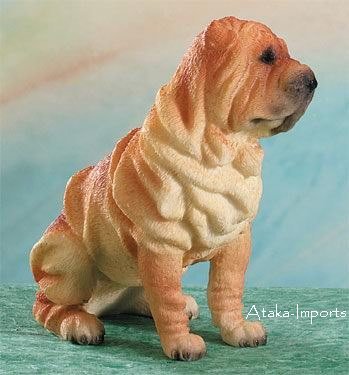 SHARPEI DOG FIGURINE (4956s)