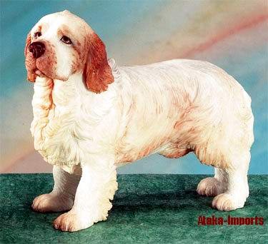 CLUMBER SPANIEL DOG FIGURINE (5152)