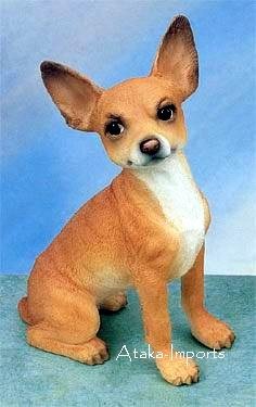 CHIHUAHUA (TAN) DOG FIGURINE (4868)
