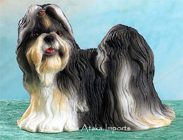 SHIH TZU DOG FIGURINE (4954)