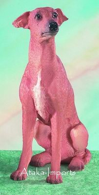 ITALIAN GREYHOUND DOG FIGURINE (5153)