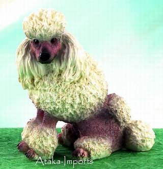 POODLE DOG FIGURINE (5028)