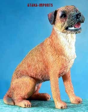 BORDER TERRIER DOG FIGURINE (5668)