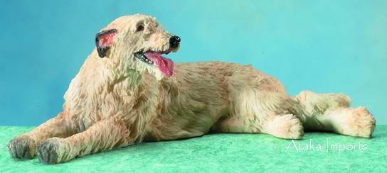 IRISH WOLF HOUND DOG FIGURINE-IRISH WOLFHOUND (5665)