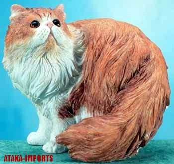 PERSIAN CAT FIGURINE (5655)
