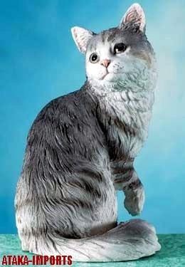 MAINE CAT FIGURINE-MAINE COON (5656)