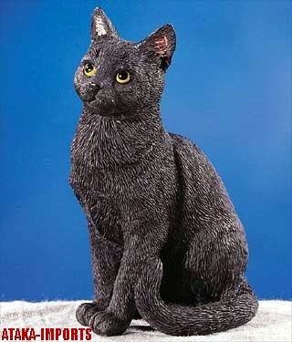 BRITISH BOMBAY CAT FIGURINE-BOMBAY CAT (5245)