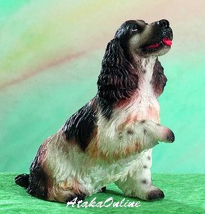 ENGLISH SPRINGER SPANIEL DOG FIGURINE (4946)