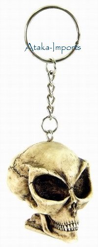 ALIEN SKULL KEY CHAIN-KEYCHAIN-NEW HALLOWEEN (6400)