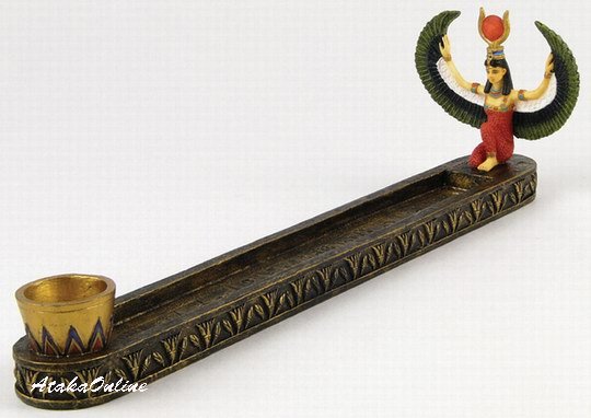 ISIS OPEN WINGS INCENSE BURNER-NEAT (6472)