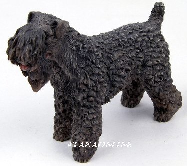 KERRY BLUE DOG FIGURINE-KERRY-IRISH BLUE TERRIER (6563)