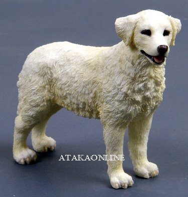 KUVASZ DOG FIGURINE-HUNGARIAN KUVASZ-HUNGARIAN SHEEPDOG (6557)