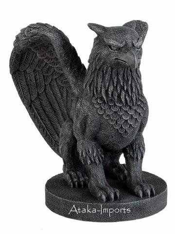 GRIFFIN GARGOYLE STATUE-GOTHIC-GORGEOUS (6316)