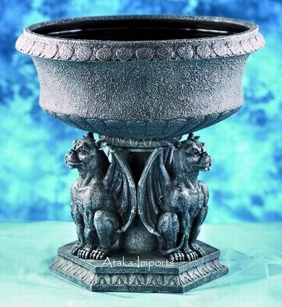 GARGOYLE FLOWERPOT-POT 4 PLANT-GARDEN & HOME DECOR VASE (5925)