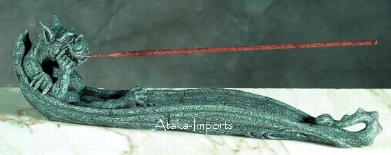 GARGOYLE INFERNO INCENSE BURNER-GOTHIC (5694)
