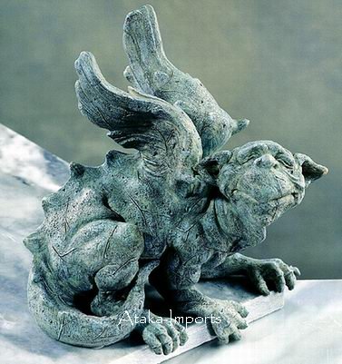 GARGOYLE PC MONITOR TOPPER -STATUE-GOTHIC (5178)