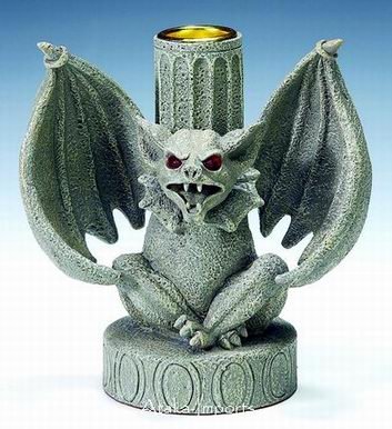 GOTHIC- GARGOYLE CANDLEHOLDER (3011)