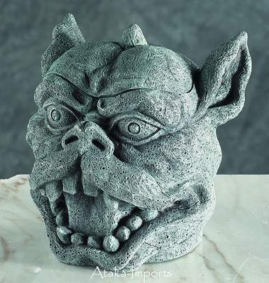 GOTHIC-GARGOYLE ASHTRAY-CONTAINER-FIGURINE-NEAT-COOL (5693)