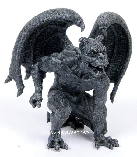 SHORT HORNED GARGOYLE-GOTHIC (6546)