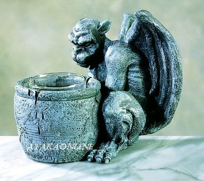 GARGOYLE CANDLEHOLDER-GOTHIC (5260)