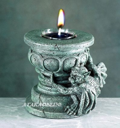 GARGOYLE CANDLEHOLDER-GOTHIC (5530)