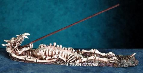 DRAGON SKELETON INCENSE BURNER (5713s)