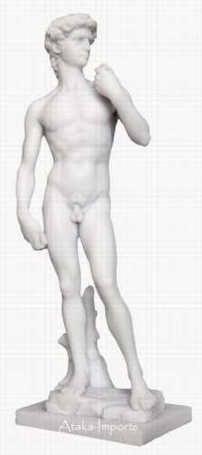 MICHELANGELO'S ART-KING DAVID STATUE-SCULPTURE-NEAT (6305)