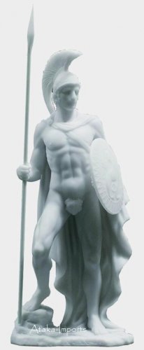GOD ARES-MARS STATUE-GREEK-ROMAN ART SCULPTURE-SO NEAT (6137)