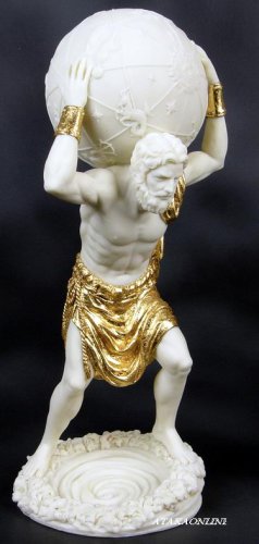 ATLAS-GREEK MYTHOLOGY-ROMAN-SCULPTURE-ARTWORK-MUSEUM COLLECTION (6448)