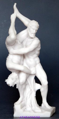 HERCULES & DIOMEDES-GREEK MYTHOLOGY-ROMAN-SCULPTURE-ARTWORK-MUSEUM COLLECTION (6443)