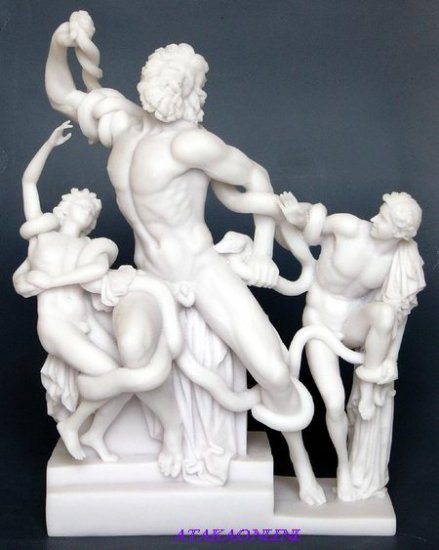 LAOCOON-GREEK MYTHOLOGY-ROMAN-SCULPTURE-ARTWORK (6442)